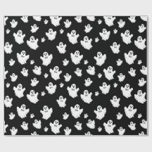 Boo Geesten Zwart Halloween Patroon
