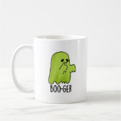 Boo-ger Funny Halloween Booger Ghost Pun Koffiemok (Links)