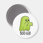 Boo-ger Funny Halloween Booger Ghost Pun Magneet (Voorkant / Achterkant)