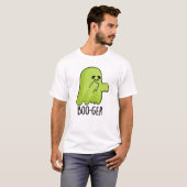 Boo-ger Funny Halloween Booger Ghost Pun T-shirt (Voorkant volledig)