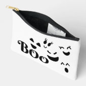 Boo Gezicht Halloween Ontwerp Etui (Open)