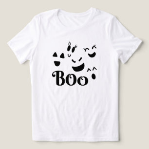 Boo Gezicht Halloween Tri-Blend Shirt