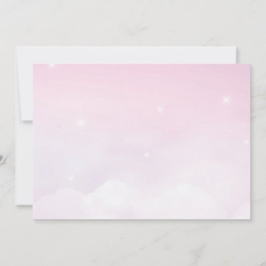 Boo Ghost 1e Verjaardag uitnodiging (Achterkant)