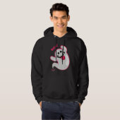 Boo Ghost Bats Spider Creepy Halloween Hoodie (Voorkant volledig)