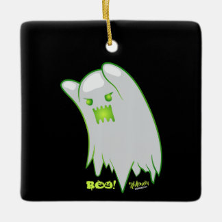 Boo Ghost Bats Spider Creepy Halloween Keramisch Ornament
