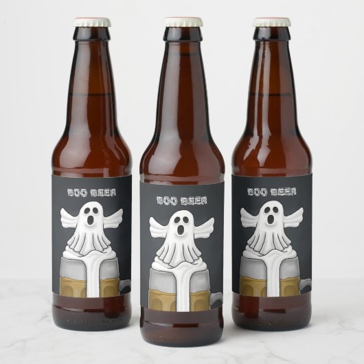 Boo Ghost Bier Etiket (Flessen)