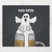 Boo Ghost Bier Etiket (Enkel label)