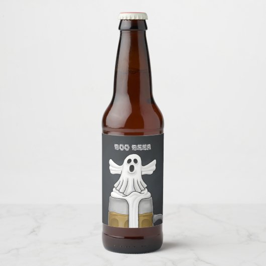 Boo Ghost Bier Etiket (Voorkant)