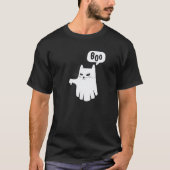 Boo Ghost Cat Afkeuring Halloween 202 T-shirt (Voorkant)