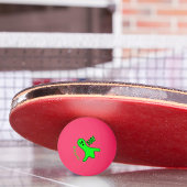 Boo Ghost Custom Name Glow In The Dark Oranje Beer Pingpongbal