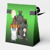 Boo Ghost Dracula Halloween Favor Box Bedankdoosjes (Achterkant)