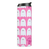 Boo Ghost Geïsoleerde Halloween 12 oz ThermalTumbl Thermosbeker (Gedraaid links)
