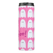 Boo Ghost Geïsoleerde Halloween 12 oz ThermalTumbl Thermosbeker (Achterkant)