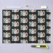 Boo Ghost Groen Sinaasappel Schattige Zwart Hallow Tissuepapier (Craft)