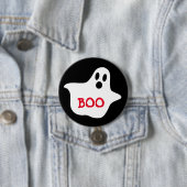 Boo Ghost Halloween Button (In situ)