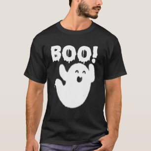 Boo Ghost Halloween Costume Cute Ghost Mannen Wome T-shirt