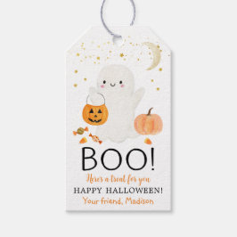BOO Ghost Halloween Favor Treat Cadeaulabel