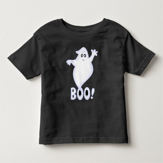 Boo Ghost Halloween Holiday Toddler t shirt (Voorkant)