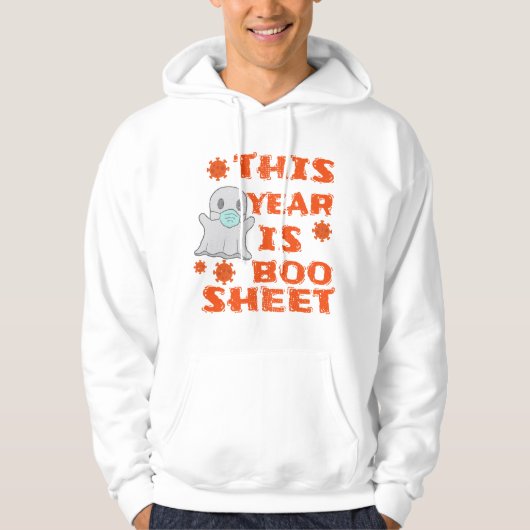 Boo Ghost Halloween Hoodie (Voorkant)