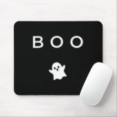 Boo Ghost Halloween Subtle Minimal Herfst Fun Tric Muismat (Met muis)