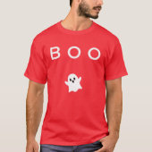 BOO Ghost Halloween Subtle Minimal Herfst Funny Tr T-shirt (Voorkant)