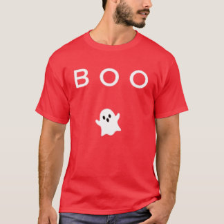 BOO Ghost Halloween Subtle Minimal Herfst Funny Tr T-shirt