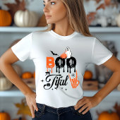 BOO Ghost Halloween T-Shirt | Cute Spooky Pumpkin
