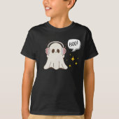 Boo Ghost Musical Halloween T-shirt (Voorkant)