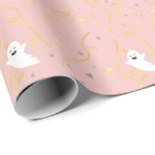 Boo Ghost Party servetten voor meisje verjaardagsf Cadeaupapier (Rol Hoek)