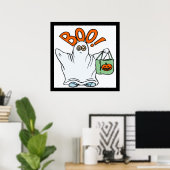 BOO! GHOST POSTER (Thuiskantoor)
