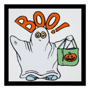 BOO! GHOST POSTER