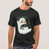 Boo Ghost Roken Wiet THC Happy Halloweed Hallowe T-shirt (Voorkant)