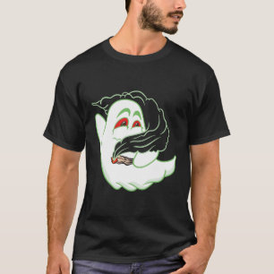 Boo Ghost Roken Wiet THC Happy Halloweed Hallowe T-shirt