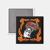 Boo Ghost Ronde Magneet (Voorkant / Achterkant)