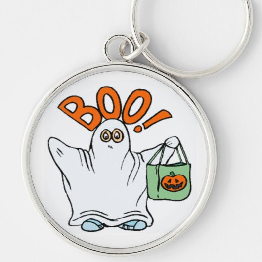 BOO! GHOST SLEUTELHANGER (Voorkant)