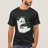 Boo Ghost Smoking Weed Thc Happy Halloweed Hallowe T-shirt (Voorkant)