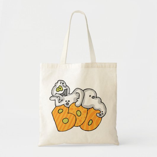 Boo Ghost Tote Bag (Voorkant)