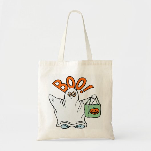 BOO! GHOST TOTE BAG (Voorkant)