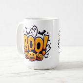 Boo ghosts halloween koffiemok (Voorkant links)