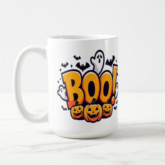 Boo ghosts halloween koffiemok (Links)
