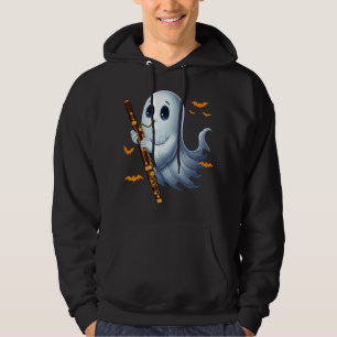 Boo Ghoul die fagot speelt Halloween muziekinstrum Hoodie