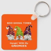 Boo Ghoul Times hanging with My Gnomies Halloween Sleutelhanger (Achterkant)
