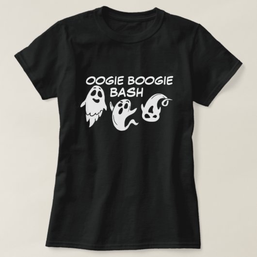 Boo-Gie Monster T-shirt - Spooky Dansfeestje T-shi (Design voorkant)