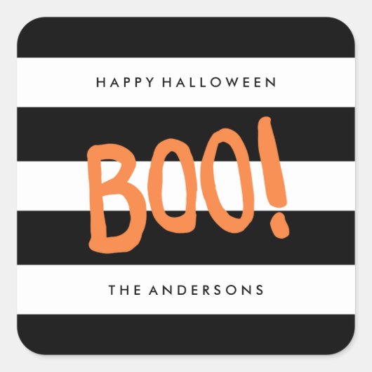 Boo. | Gift Label Stickers (Voorkant)