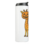 Boo Giraffe Halloween Kostuum Giraffe Lover Spooky Thermosbeker (Gedraaid links)