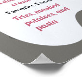 Boo. Girls Halloween 1st Birthday Milestone Poster (Hoek)