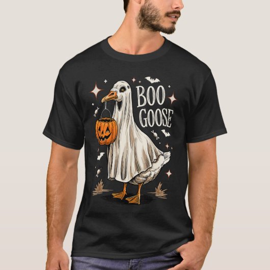 Boo Goose Halloween Ghost Lover Trick or treat Gho T-shirt (Voorkant)