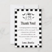 Boo Grappig Halloween Feest Bedankkaart (Voorkant)