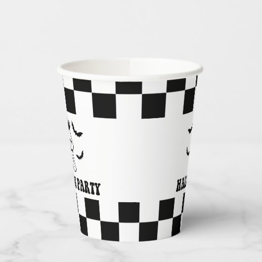 Boo Grappig Halloween Feest Papieren Bekers (Links)