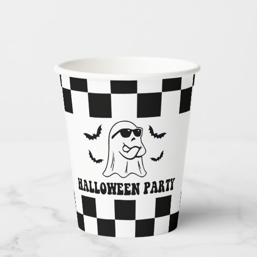 Boo Grappig Halloween Feest Papieren Bekers (Voorkant)